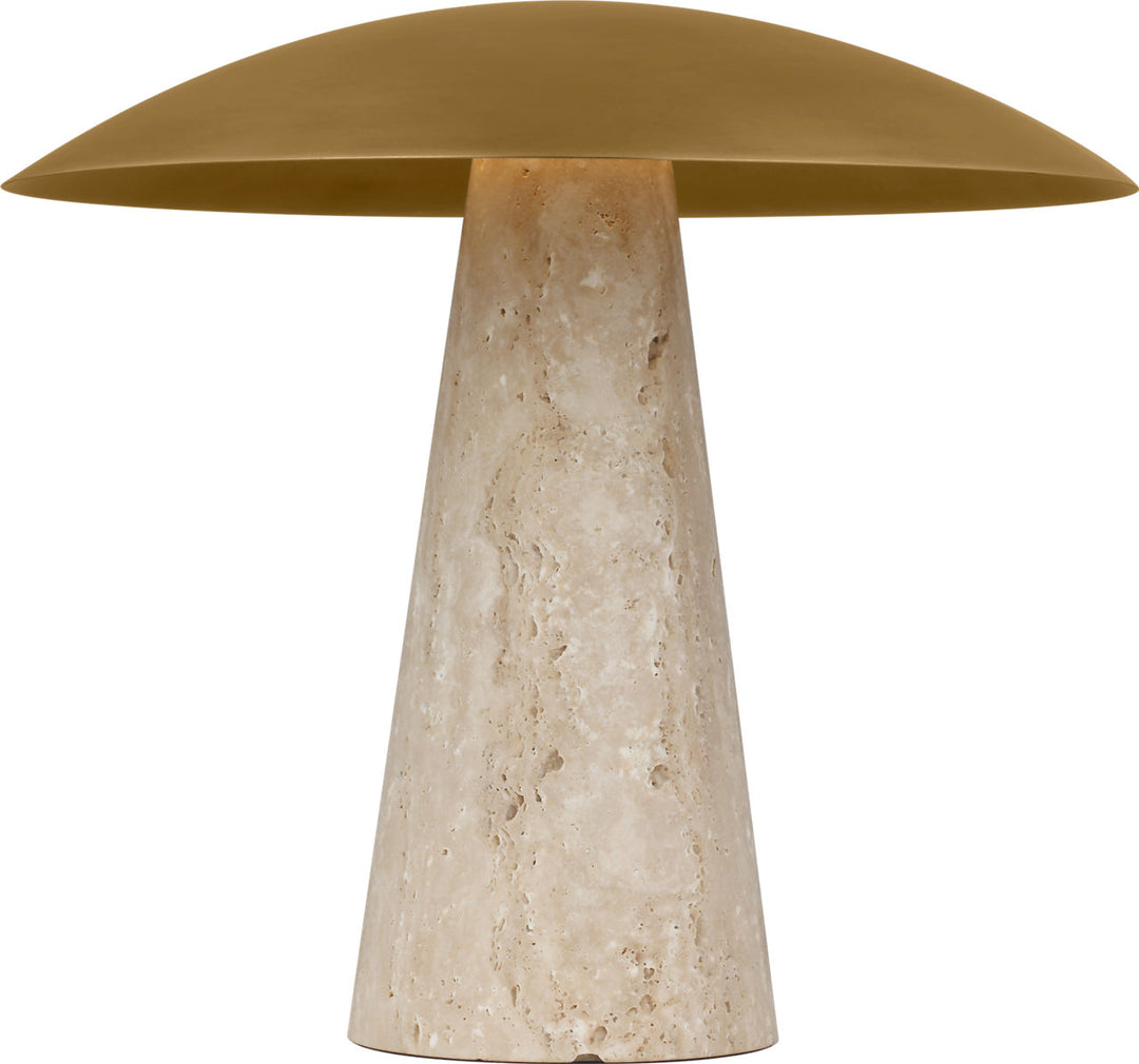 Visual Comfort Modern (formerly Tech Lighting) Aegis Medium Travertine Table Lamp
