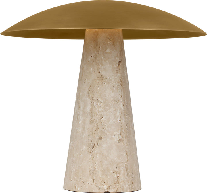 Visual Comfort Modern (formerly Tech Lighting) Aegis Medium Travertine Table Lamp