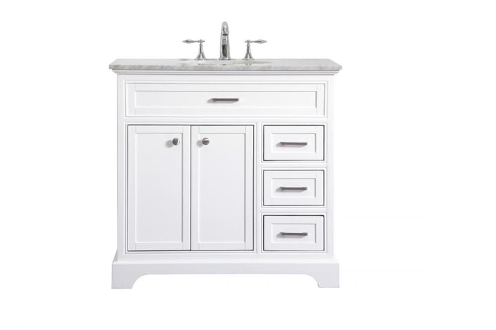 Elegant Americana Bathroom Vanity Bathroom Vanity Elegant 36 White Not Included