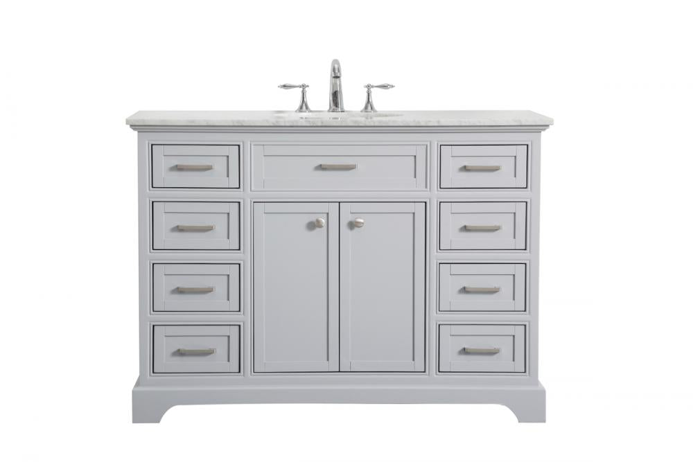 Elegant Americana Bathroom Vanity Bathroom Vanity Elegant 48 Gray Not Included