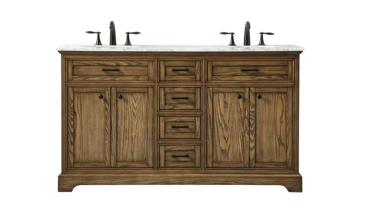 Elegant Americana Bathroom Vanity - Double Sink Bathroom Vanity Elegant 60 Wood Not Included