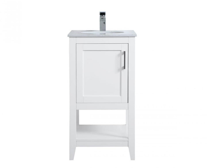 Elegant Aubrey Bathroom Vanity Bathroom Vanity Elegant 18 White Not Included