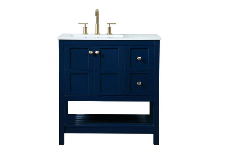 Elegant Theo Bathroom Vanity Bathroom Vanity Elegant 32 Blue Not Included