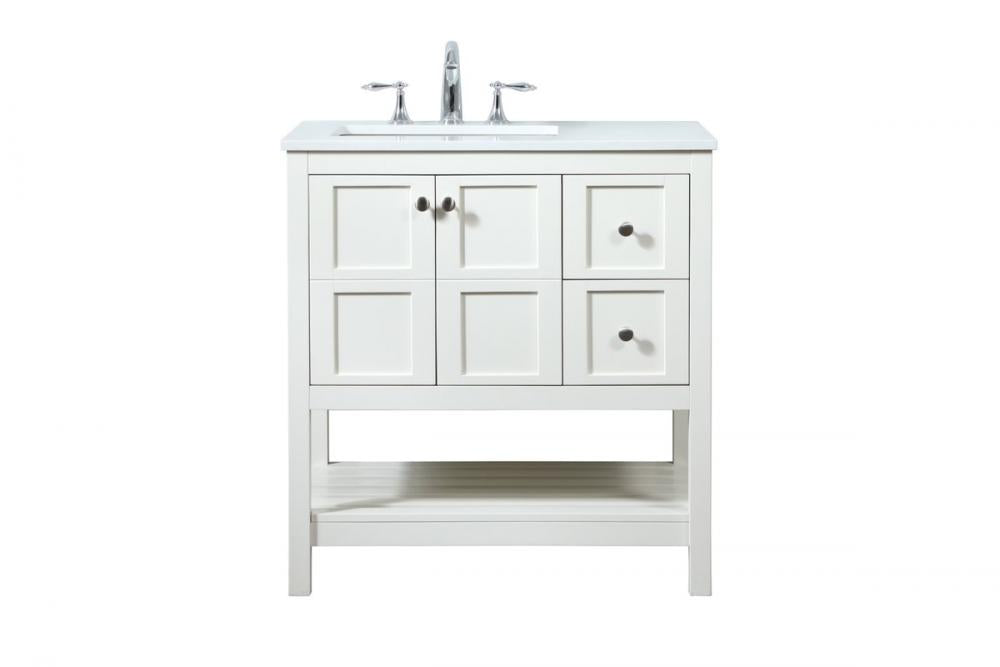 Elegant Theo Bathroom Vanity Bathroom Vanity Elegant 32 White Not Included