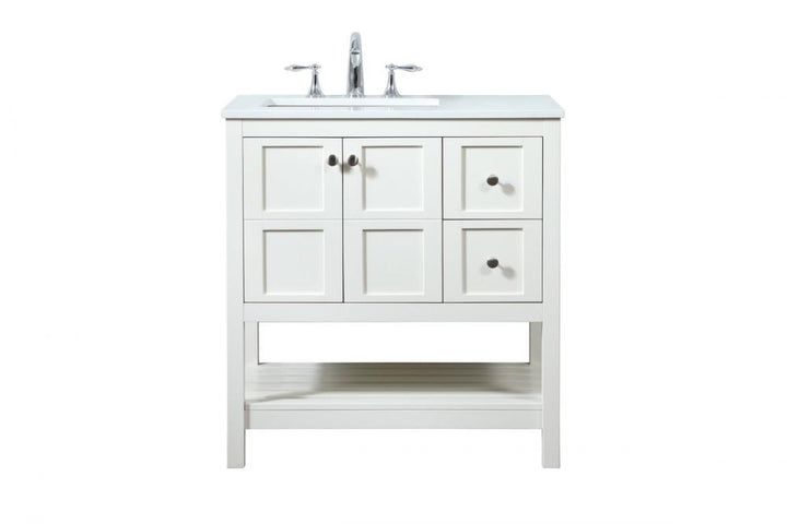 Elegant Theo Bathroom Vanity Bathroom Vanity Elegant 32 White Not Included