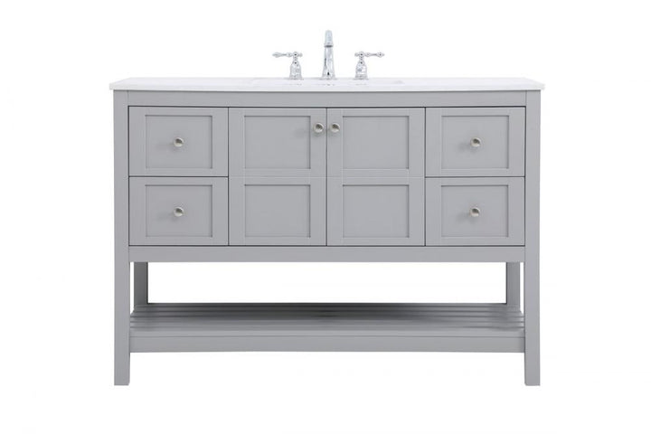 Elegant Theo Bathroom Vanity Bathroom Vanity Elegant 48 Gray Not Included