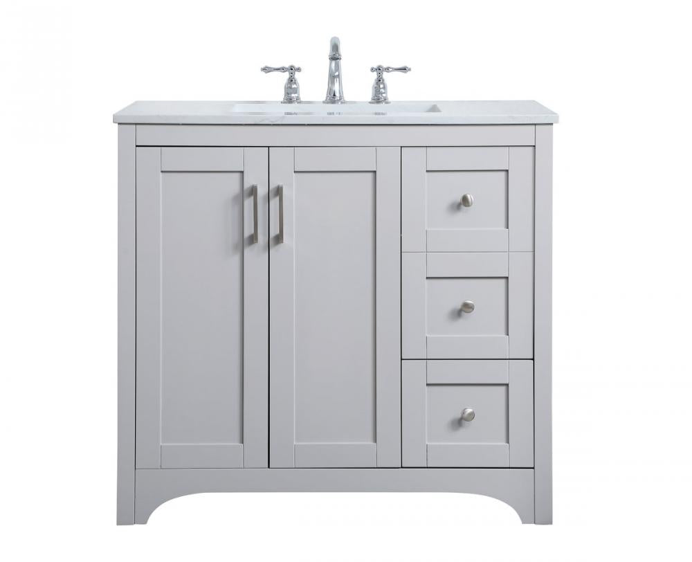 Elegant Moore Bathroom Vanity Bathroom Vanity Elegant 36 Gray Not Included