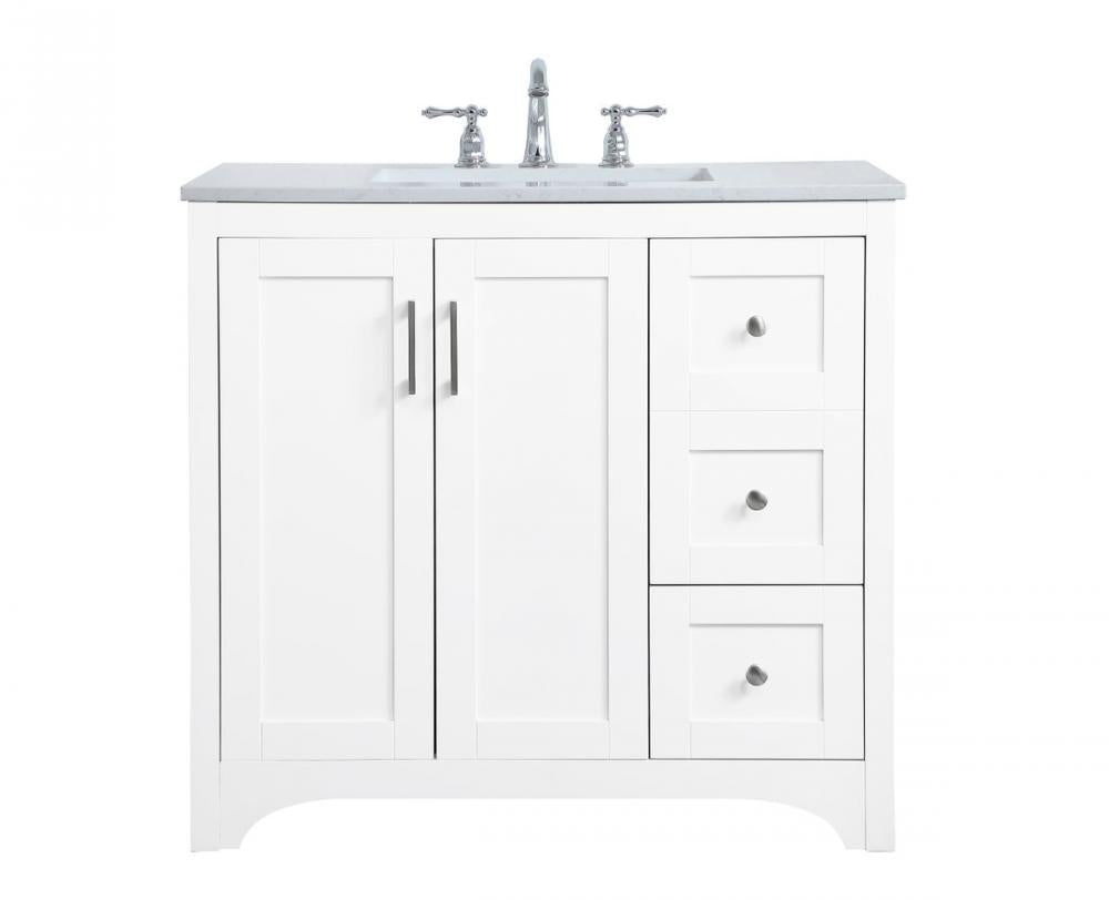 Elegant Moore Bathroom Vanity Bathroom Vanity Elegant 36 White Not Included