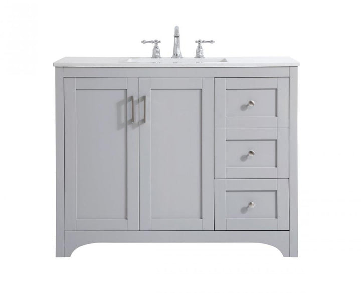 Elegant Moore Bathroom Vanity Bathroom Vanity Elegant 42 Gray Not Included