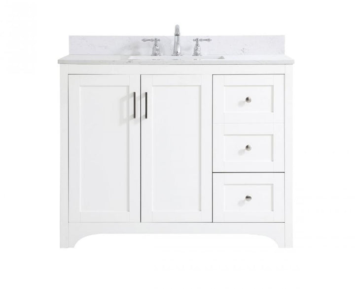 Elegant Moore Bathroom Vanity Bathroom Vanity Elegant 42 White Included