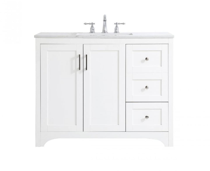 Elegant Moore Bathroom Vanity Bathroom Vanity Elegant 42 White Not Included