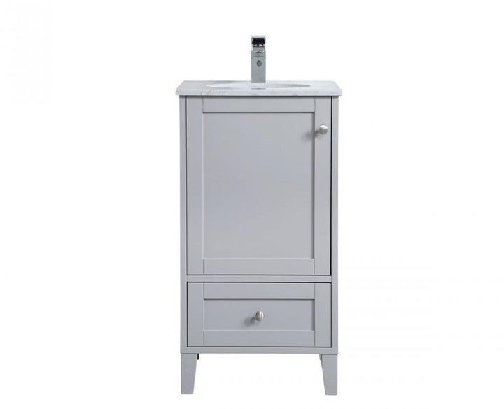 Elegant Sommerville Bathroom Vanity Bathroom Vanity Elegant 18 Gray Not Included