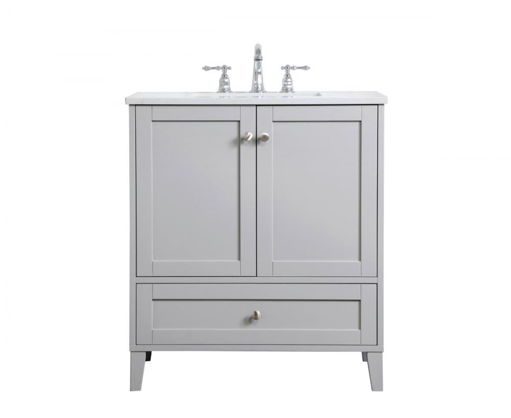 Elegant Sommerville Bathroom Vanity Bathroom Vanity Elegant 30 Gray Not Included