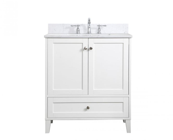 Elegant Sommerville Bathroom Vanity Bathroom Vanity Elegant 30 White Included