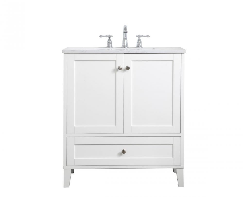 Elegant Sommerville Bathroom Vanity Bathroom Vanity Elegant 30 White Not Included