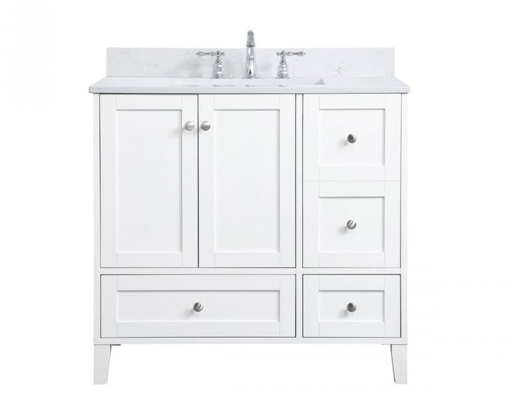 Elegant Sommerville Bathroom Vanity Bathroom Vanity Elegant 36 White Included