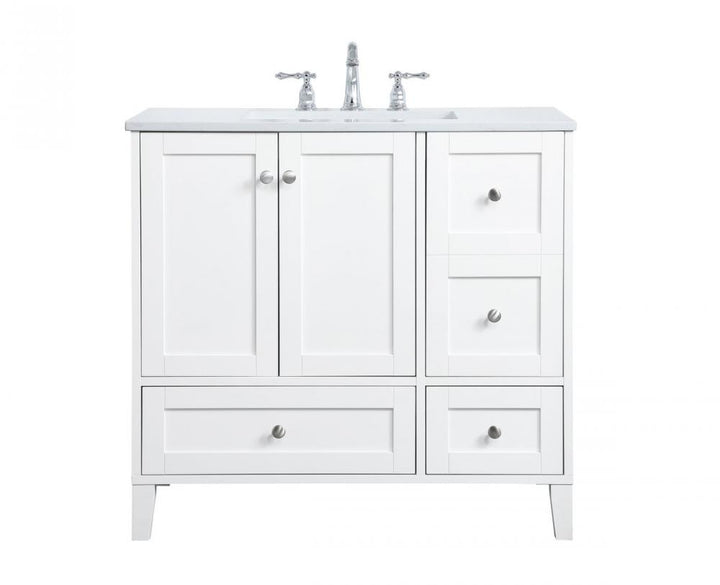 Elegant Sommerville Bathroom Vanity Bathroom Vanity Elegant 36 White Not Included