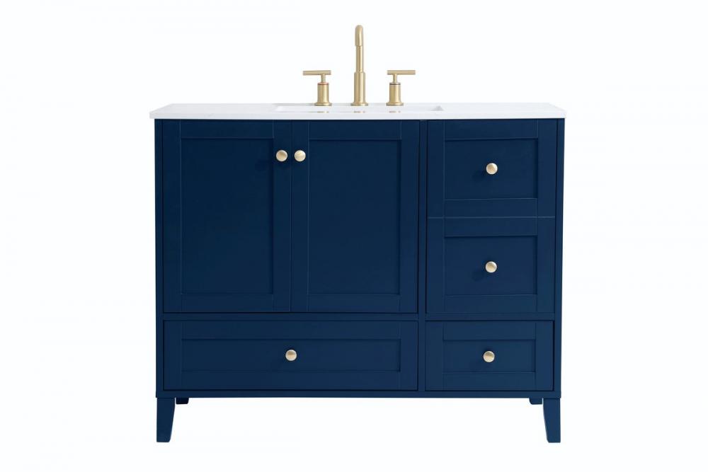 Elegant Sommerville Bathroom Vanity Bathroom Vanity Elegant 42 Blue Not Included