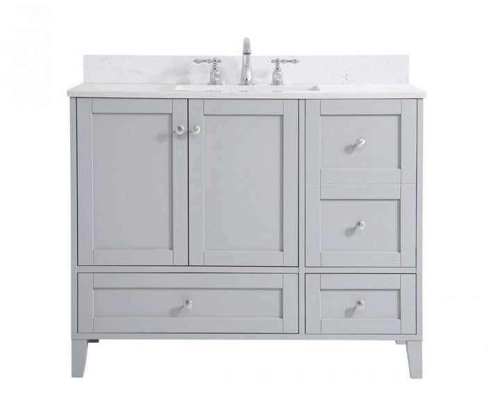 Elegant Sommerville Bathroom Vanity Bathroom Vanity Elegant 42 Gray Included