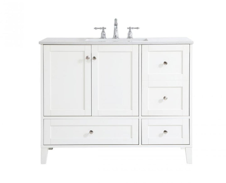 Elegant Sommerville Bathroom Vanity Bathroom Vanity Elegant 42 White Not Included