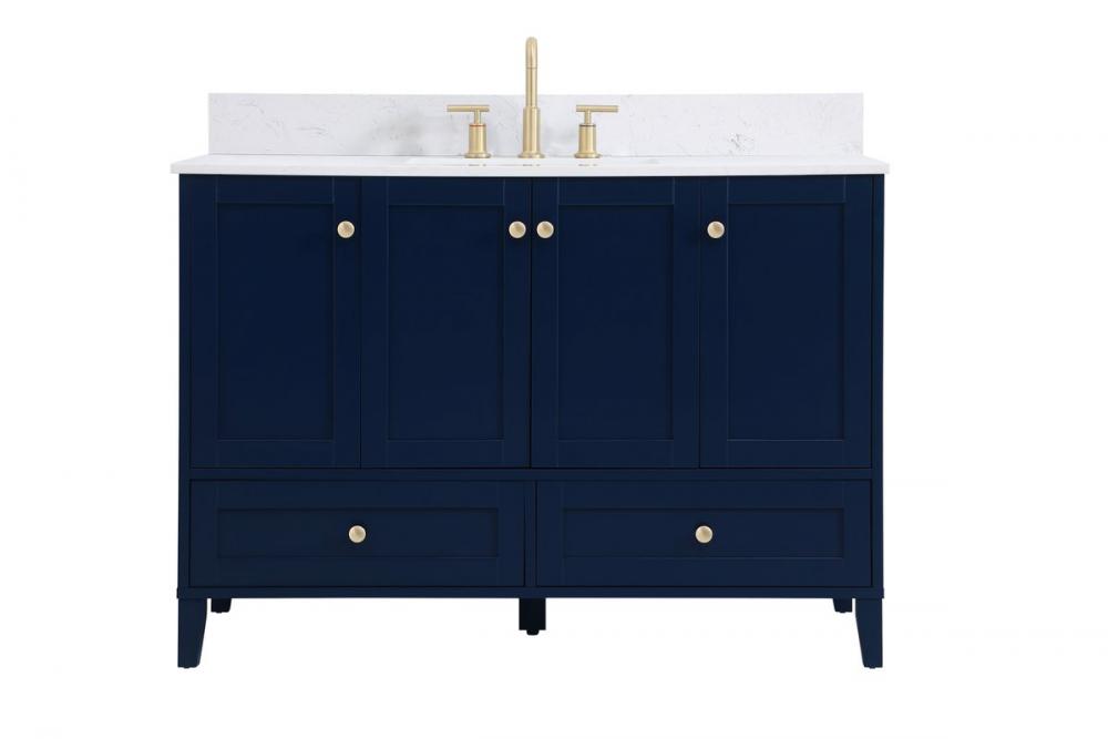 Elegant Sommerville Bathroom Vanity Bathroom Vanity Elegant 48 Blue Included