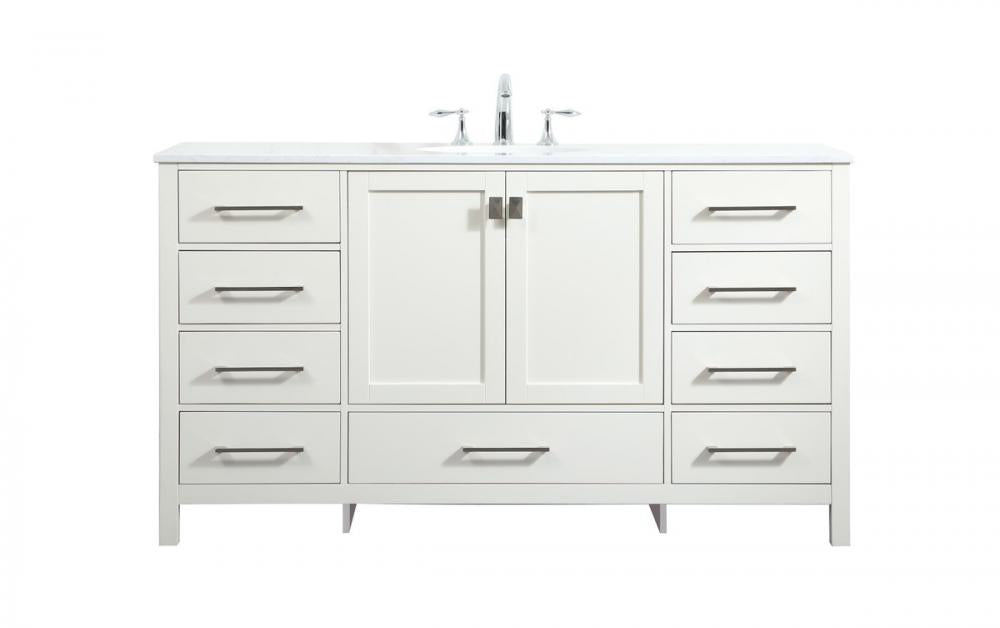 Elegant Irene Bathroom Vanity Bathroom Vanity Elegant 60 White Not Included