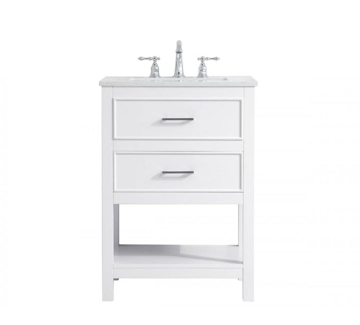 Elegant Sinclaire Bathroom Vanity Bathroom Vanity Elegant 24 White Not Included