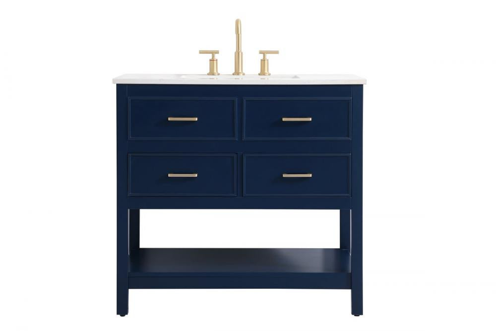 Elegant Sinclaire Bathroom Vanity Bathroom Vanity Elegant 36 Blue Not Included