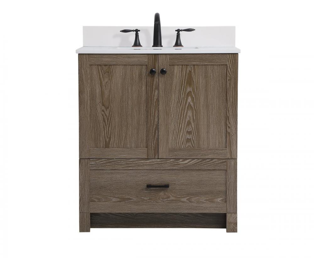 Elegant Soma Bathroom Vanity Bathroom Vanity Elegant 30 Dark Wood Included