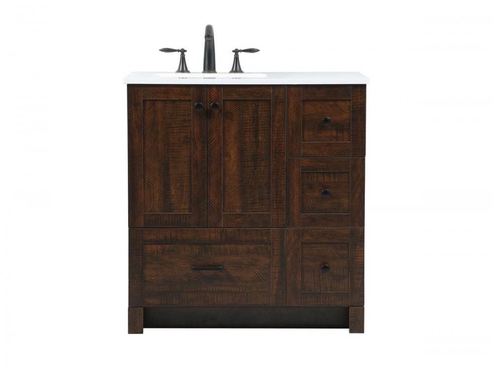 Elegant Soma Bathroom Vanity Bathroom Vanity Elegant 32 Walnut Not Included