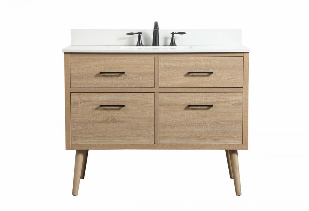 Elegant Boise Bathroom Vanity Bathroom Vanity Elegant 42 Wood|Brown Included