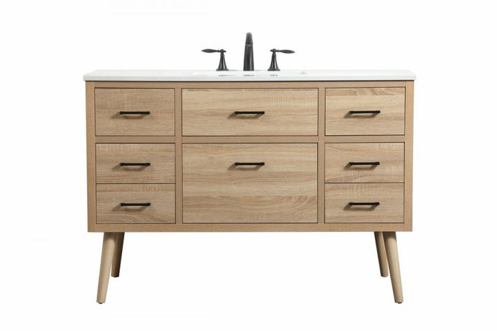 Elegant Boise Bathroom Vanity Bathroom Vanity Elegant 48 Wood|Brown Not Included