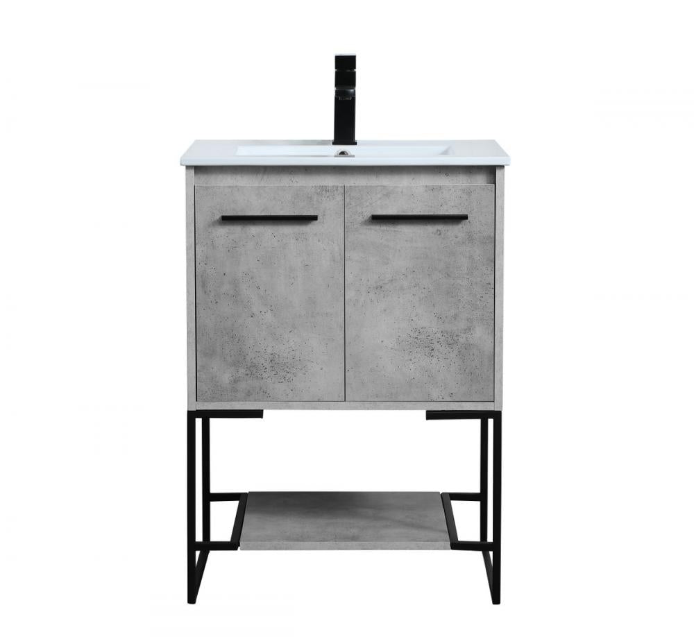 Elegant Gerard Bathroom Vanity Bathroom Vanity Elegant 24 Gray 