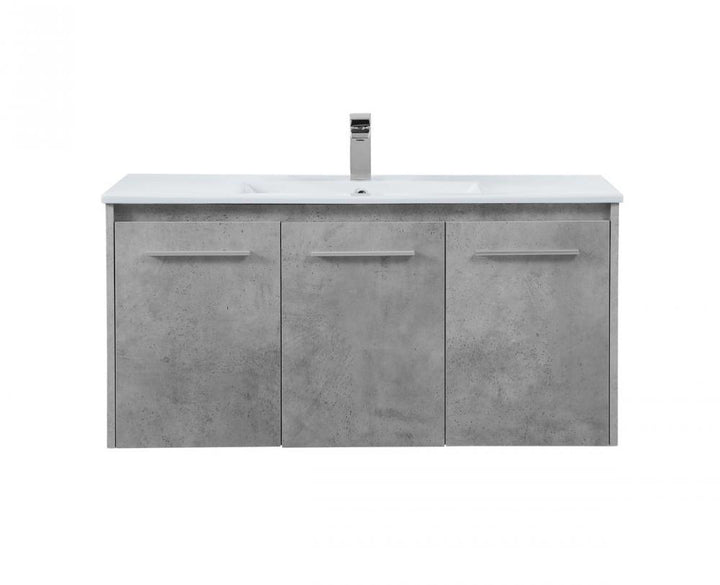 Elegant Rasina Bathroom Vanity Bathroom Vanity Elegant 40 Gray 