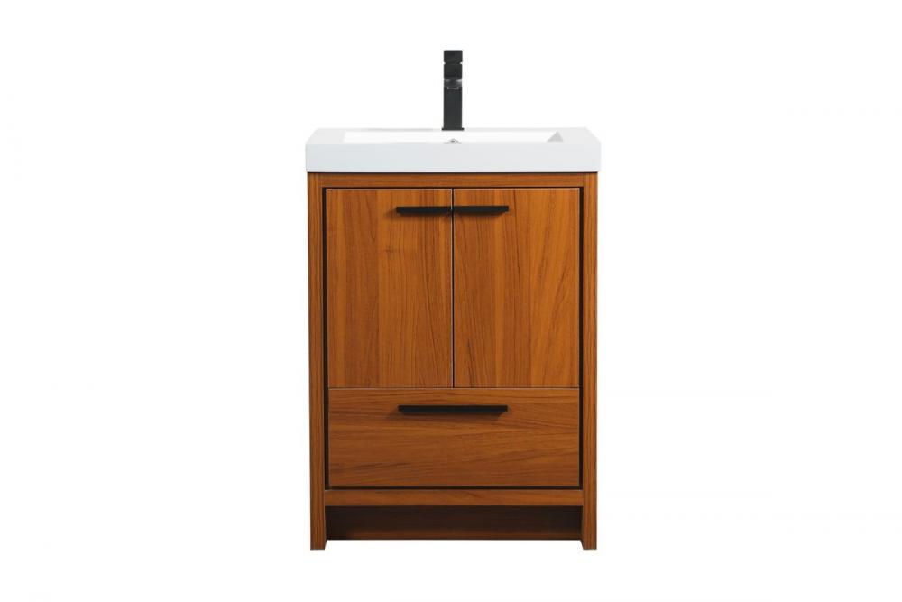 Elegant Wyatt Bathroom Vanity Bathroom Vanity Elegant 24 Dark Wood Not Included