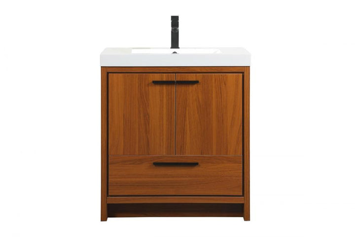 Elegant Wyatt Bathroom Vanity Bathroom Vanity Elegant 30 Dark Wood Not Included