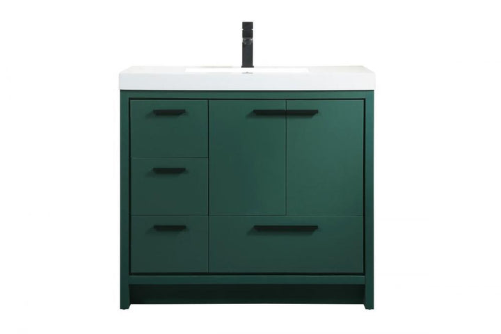 Elegant Wyatt Bathroom Vanity Bathroom Vanity Elegant 36 Green Not Included