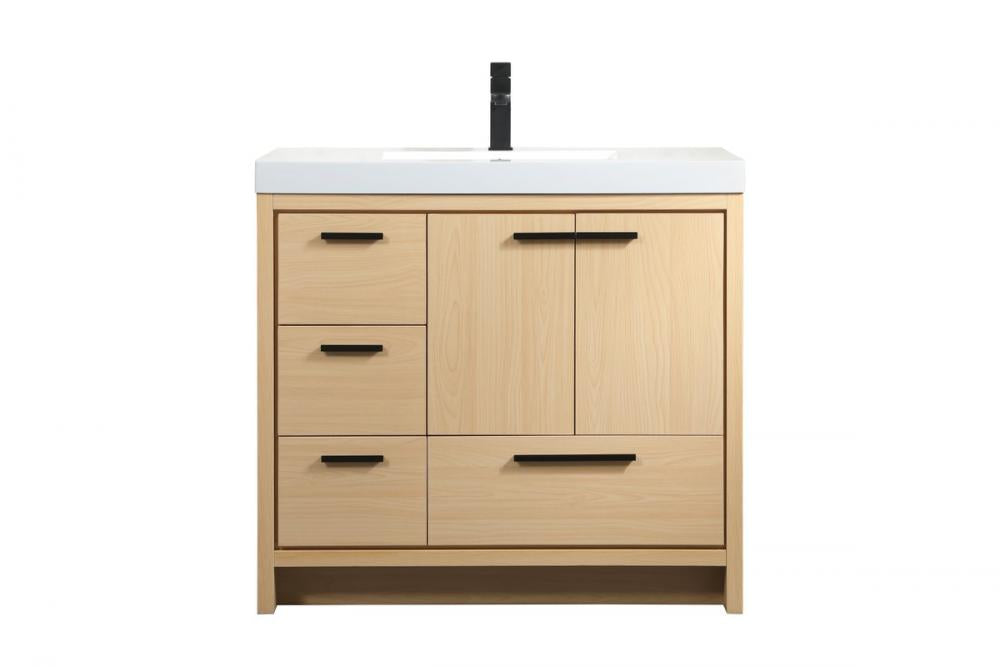 Elegant Wyatt Bathroom Vanity Bathroom Vanity Elegant 36 Light Wood Not Included