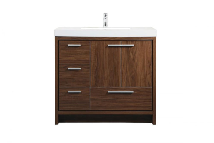 Elegant Wyatt Bathroom Vanity Bathroom Vanity Elegant 36 Brown Not Included