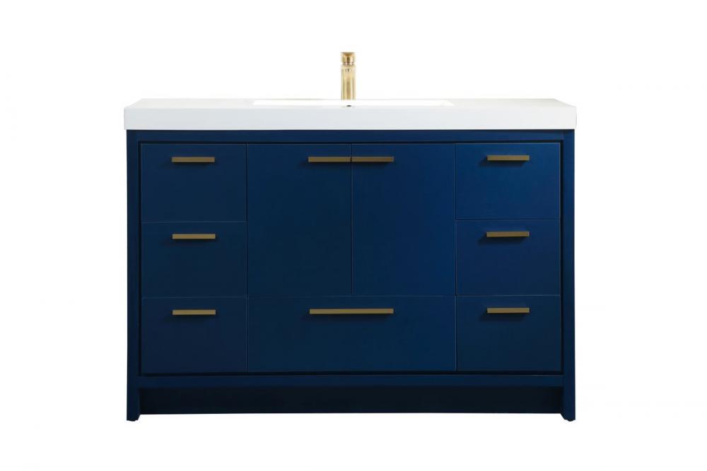 Elegant Wyatt Bathroom Vanity Bathroom Vanity Elegant 48 Blue Not Included