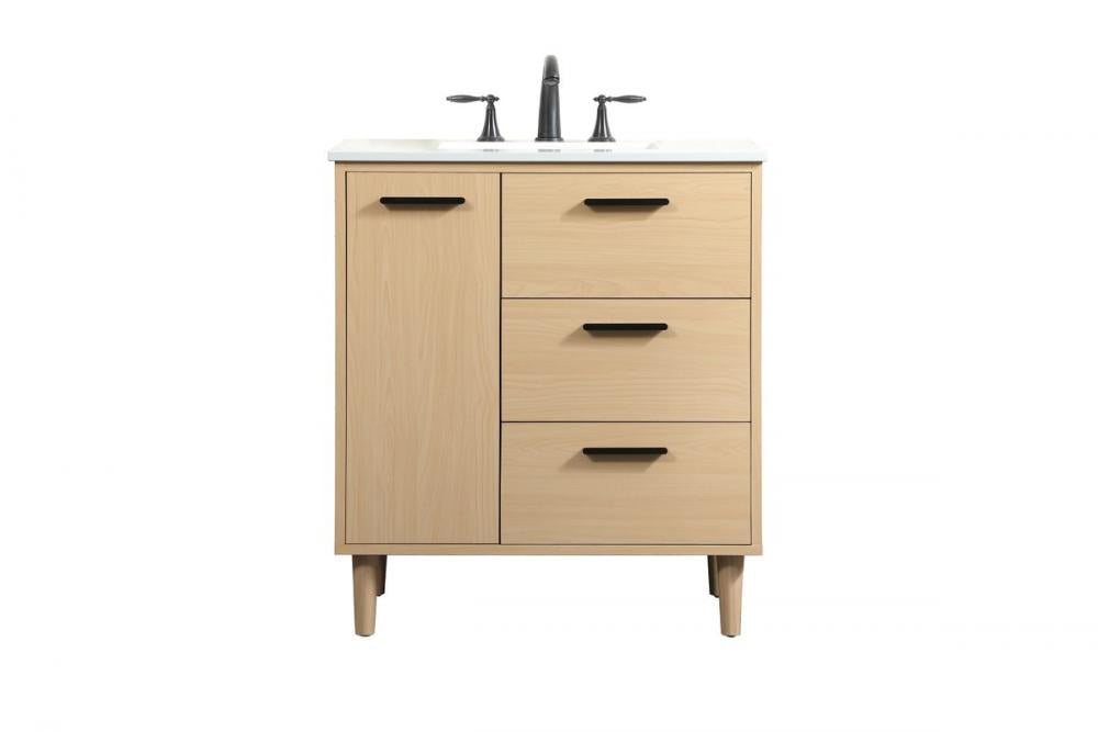 Elegant Baldwin Bathroom Vanity Bathroom Vanity Elegant 30 Dark Wood Not Included