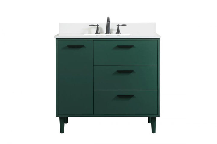 Elegant Baldwin Bathroom Vanity Bathroom Vanity Elegant 36 Green Included