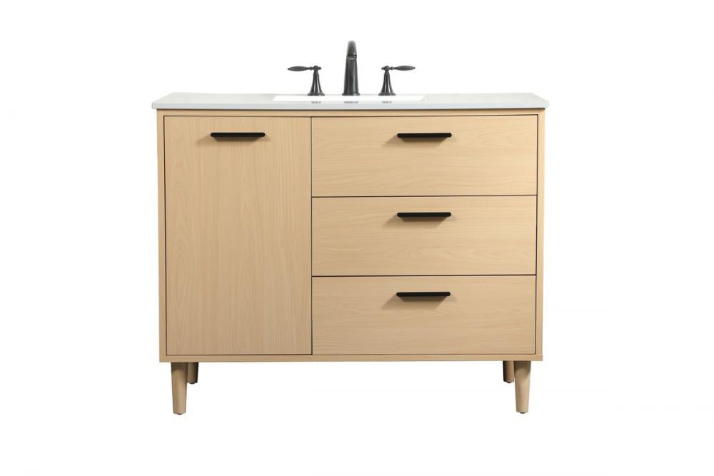 Elegant Baldwin Bathroom Vanity Bathroom Vanity Elegant 42 Light Wood Not Included