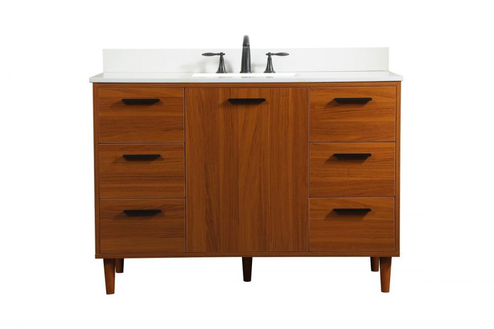 Elegant Baldwin Bathroom Vanity Bathroom Vanity Elegant 48 Dark Wood Included