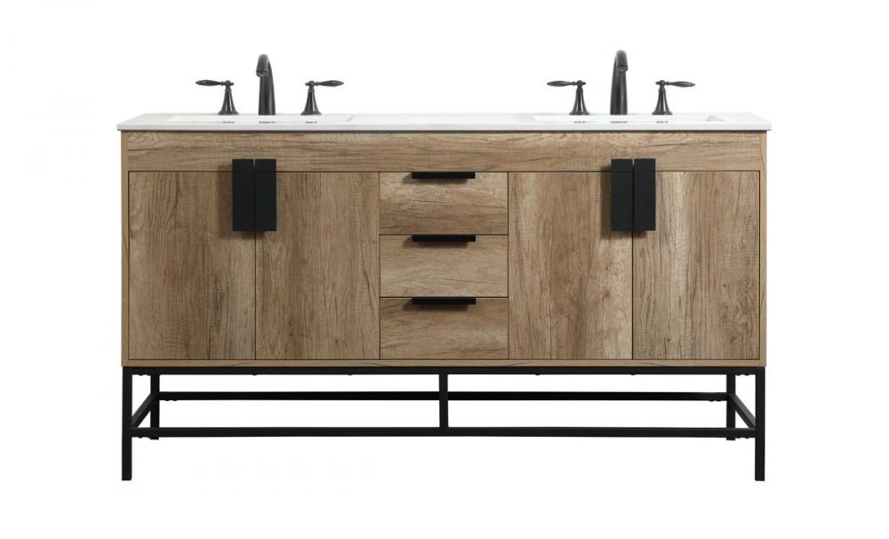 Elegant Eugene Bathroom Vanity - Double Sink Bathroom Vanity Elegant 60 Wood Not Included