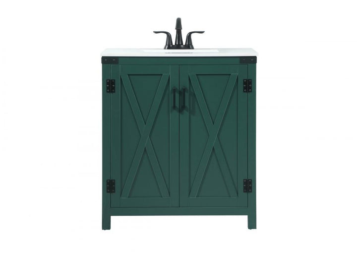 Elegant Grant Bathroom Vanity Bathroom Vanity Elegant 30 Green Not Included