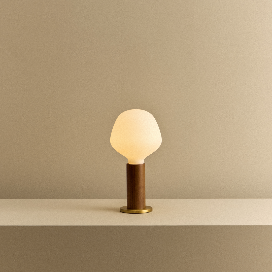 Tala Walnut Knuckle Table Lamp - Model WALT-KT-01-US