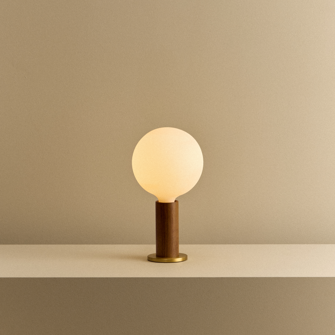 Tala Walnut Knuckle Table Lamp - Model WALT-KT-01-US