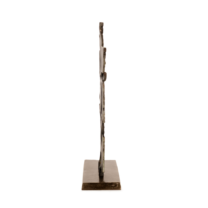 Howard Elliott Patina Aged Brass Sculpture