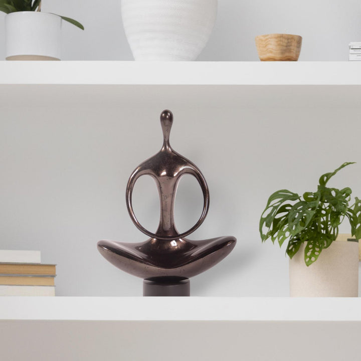 Howard Elliott Abstract Yoga Silhouette Sculpture